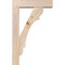Ekena Millwork Olympic Block Smooth Bracket w/ Offset Brace, Douglas Fir, 5 1/2"W x 20"D x 32"H BKT0604X20X32OLY05SDF - alternate 4